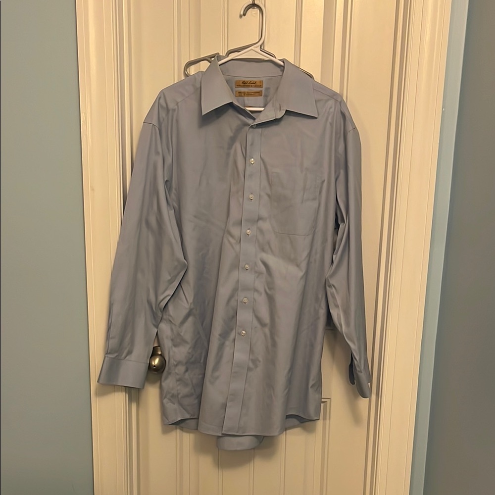 Men's Blue Dress Shirt